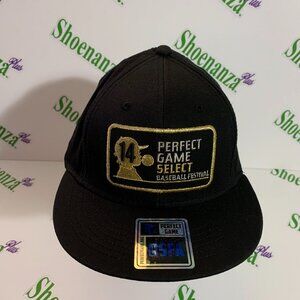 Perfect Game Hat Select Baseball Festival #14 Snapback Adjustable Black Gold Cap